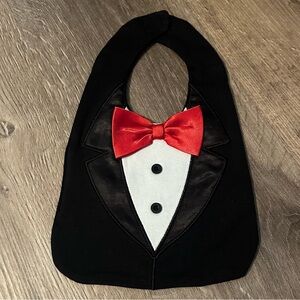 Babyrageous Tuxedo Suit Bow tie Bib